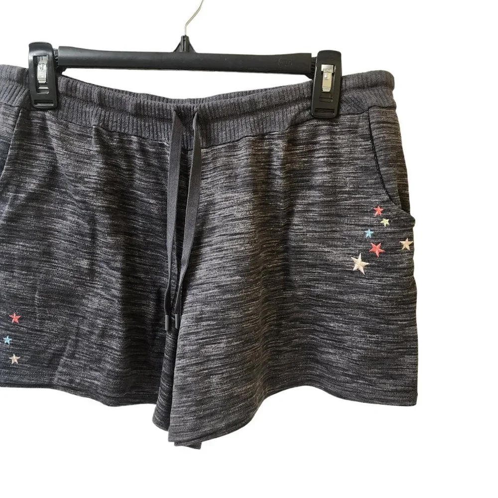 Secret Treasures Grey Stars Lounge Sleepwear Casual Shorts Pajama Large - Picture 2 of 8